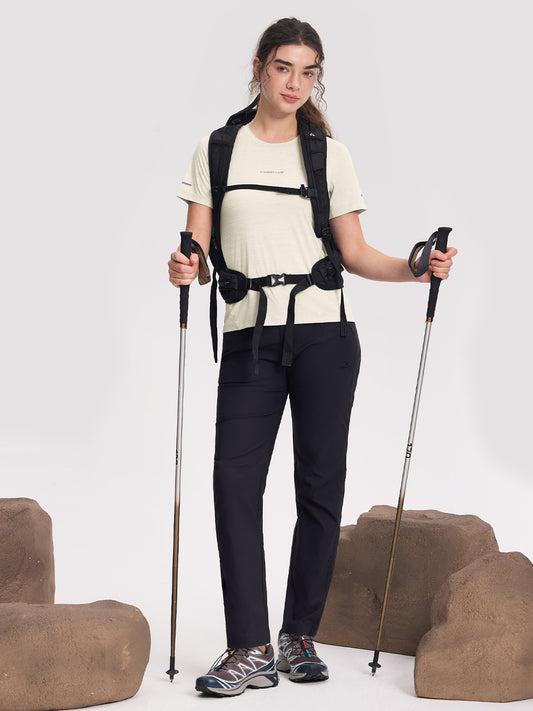 Women's Breathable Mesh-Back Running Top