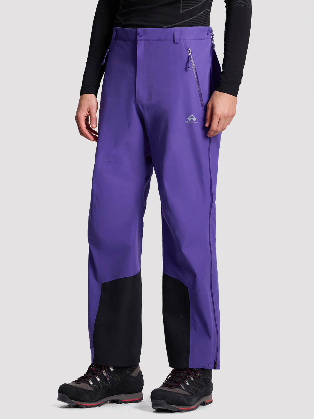 Men's eVent® 3-Layer Waterproof Hardshell Pants with Full Side Zippers PIONEER CAMP