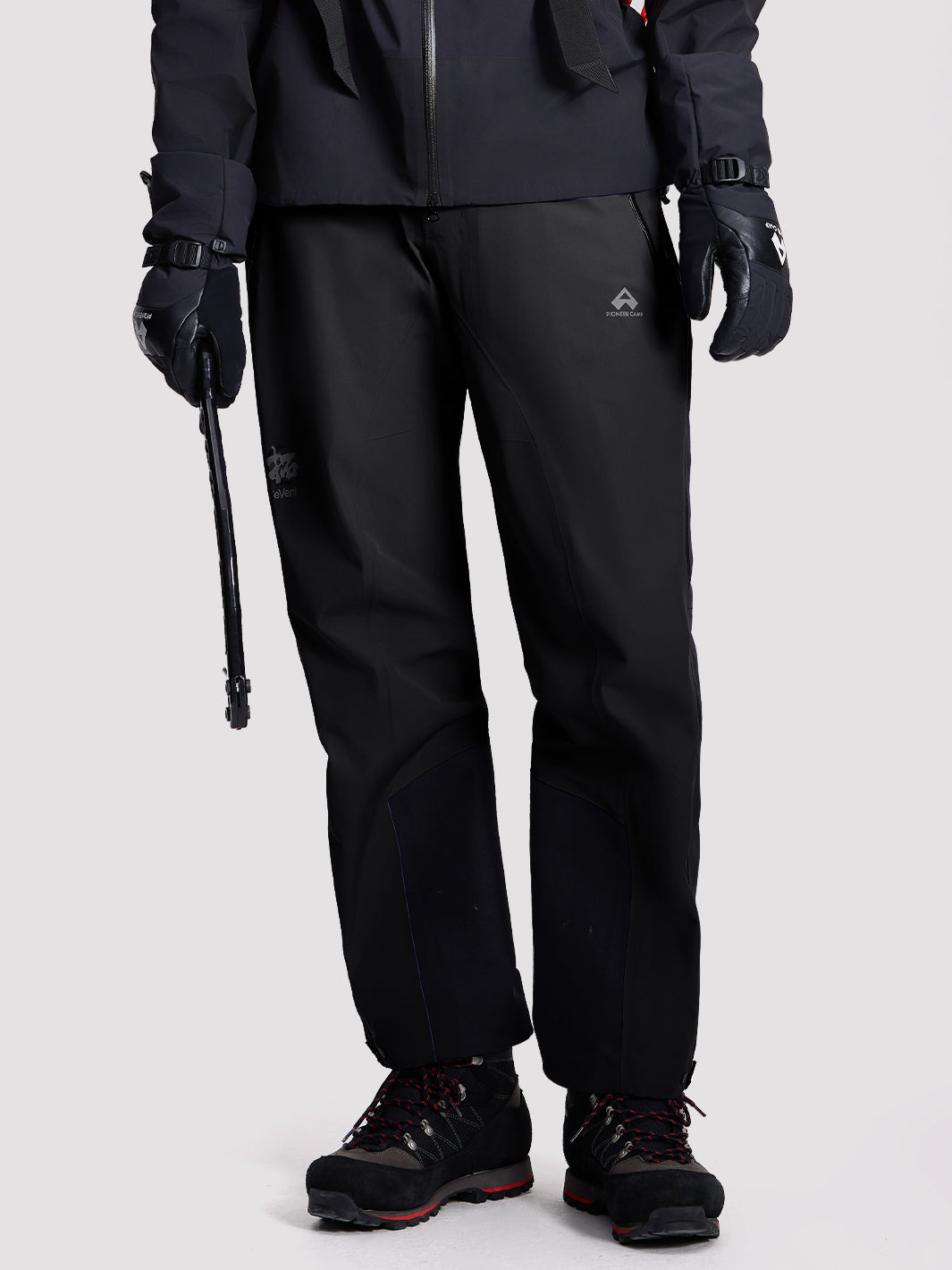 Men's eVent® 3-Layer Waterproof Hardshell Pants with Full Side Zippers PIONEER CAMP