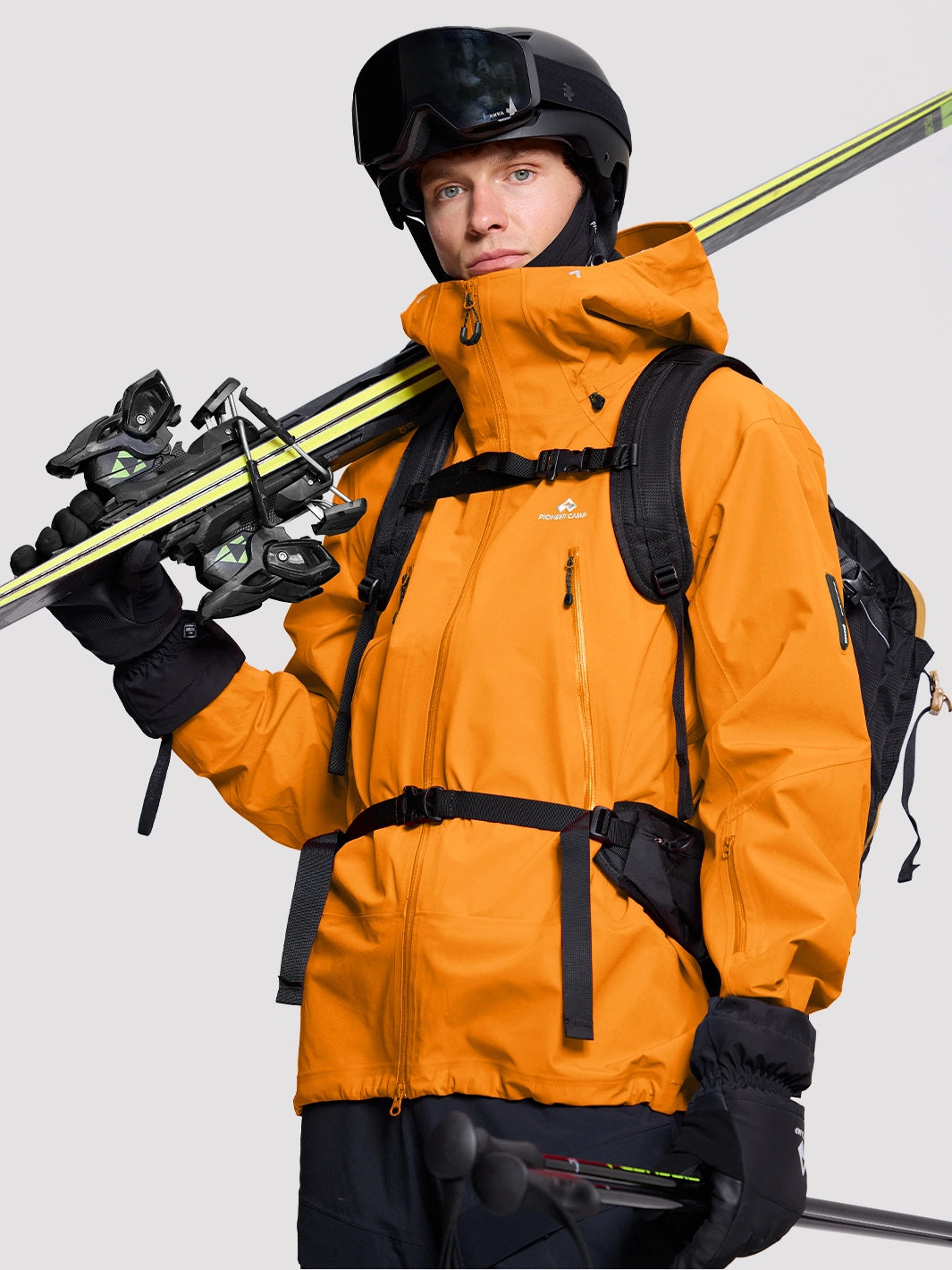 Storm Ego Skiing eVent® 3L Hardshell Jacket with RECCO® & Powder Skirt Unisex PIONEER CAMP