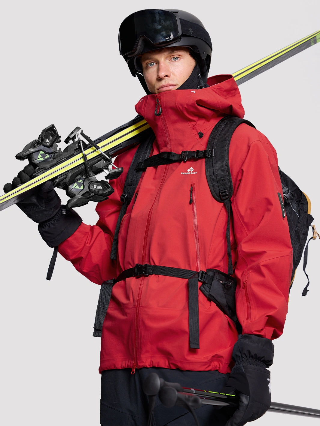 Storm Ego Skiing eVent® 3L Hardshell Jacket with RECCO® & Powder Skirt Unisex PIONEER CAMP