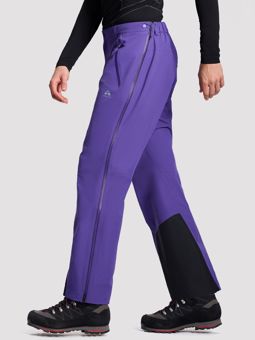 Men's eVent® 3-Layer Waterproof Hardshell Pants with Full Side Zippers PIONEER CAMP