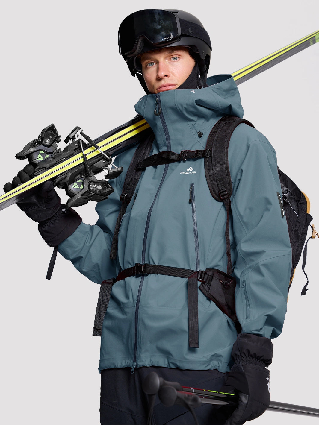 Storm Ego Skiing eVent® 3L Hardshell Jacket with RECCO® & Powder Skirt Unisex PIONEER CAMP