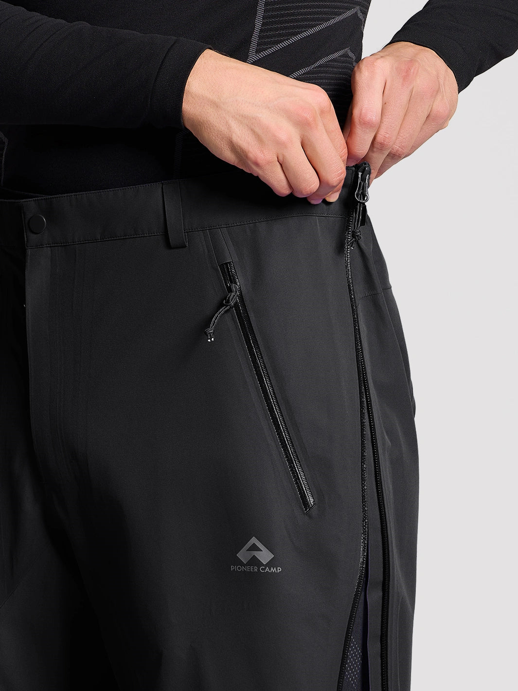 EVEREST Men's 3L Waterproof Seam-Taped Hardshell Pants PIONEER CAMP