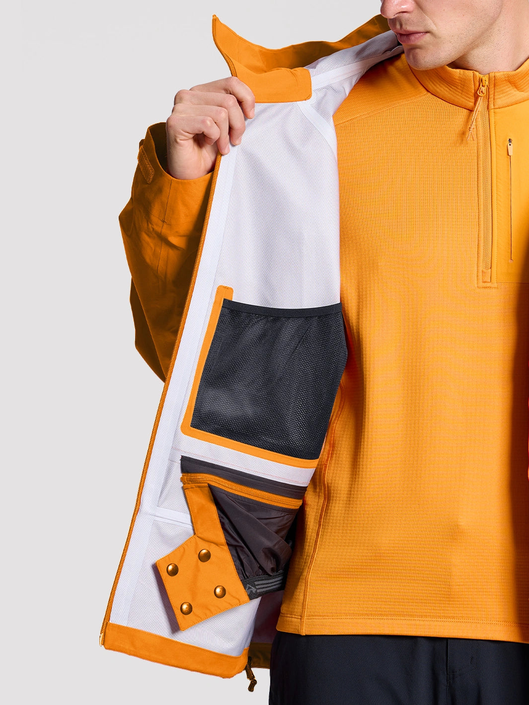 Storm Ego Skiing eVent® 3L Hardshell Jacket with RECCO® & Powder Skirt Unisex PIONEER CAMP