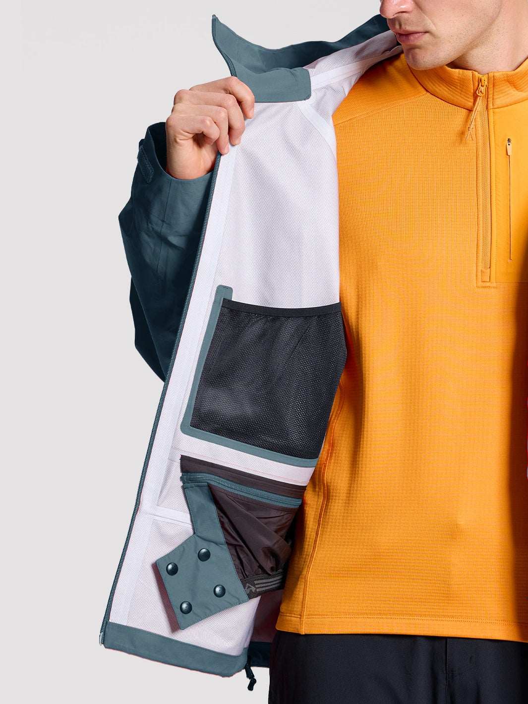 Storm Ego Skiing eVent® 3L Hardshell Jacket with RECCO® & Powder Skirt Unisex PIONEER CAMP