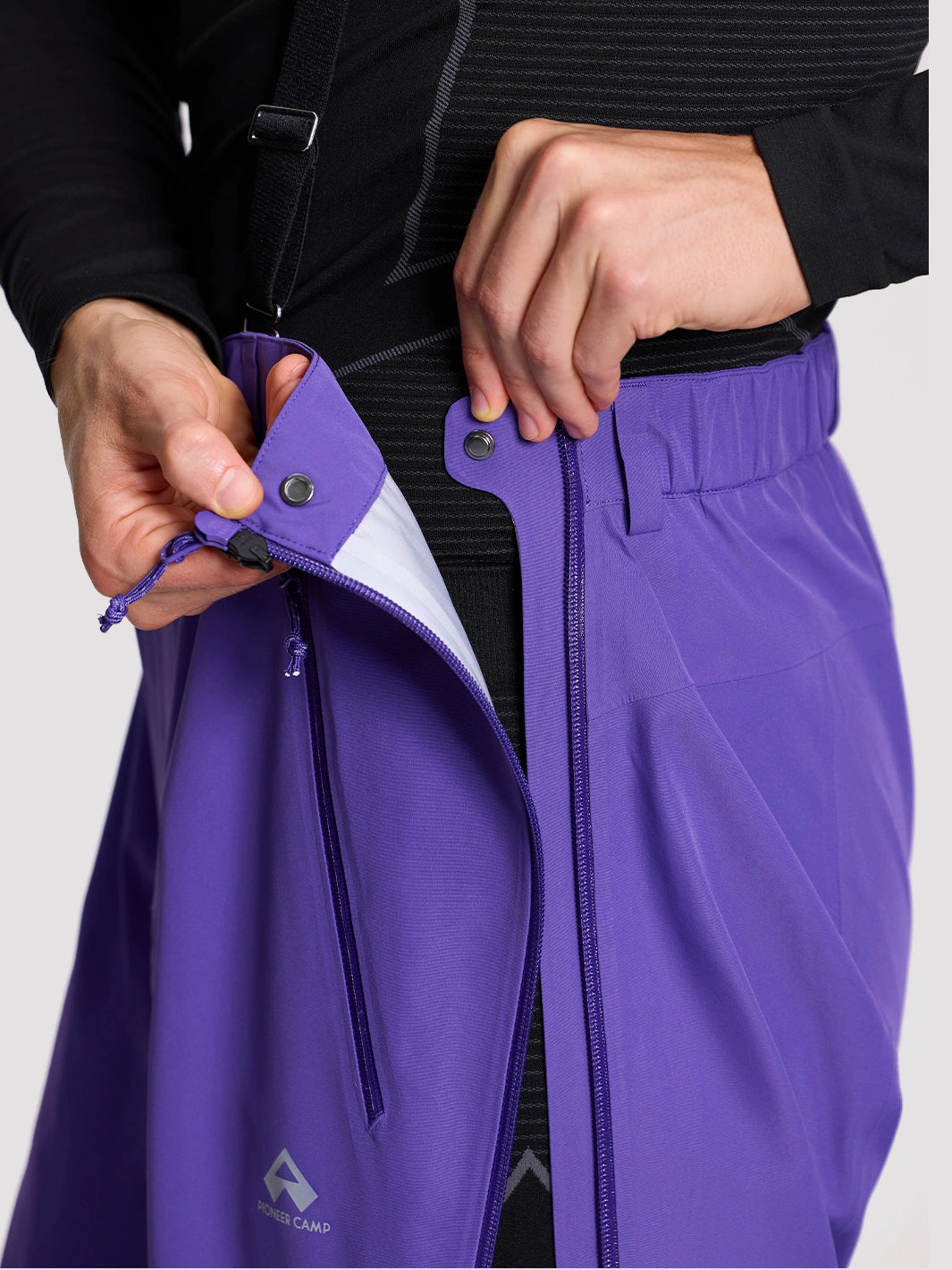 Men's eVent® 3-Layer Waterproof Hardshell Pants with Full Side Zippers PIONEER CAMP