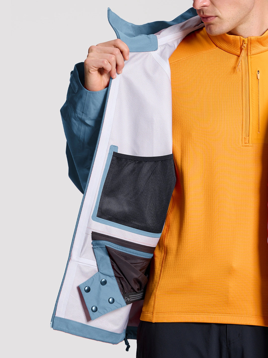 Storm Ego Skiing eVent® 3L Hardshell Jacket with RECCO® & Powder Skirt Unisex PIONEER CAMP