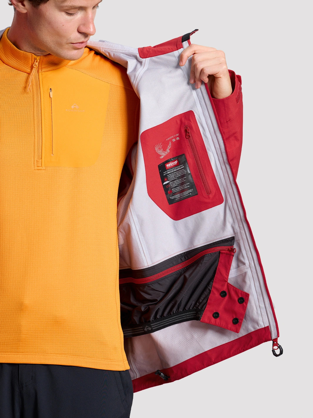 Storm Ego Skiing eVent® 3L Hardshell Jacket with RECCO® & Powder Skirt Unisex PIONEER CAMP