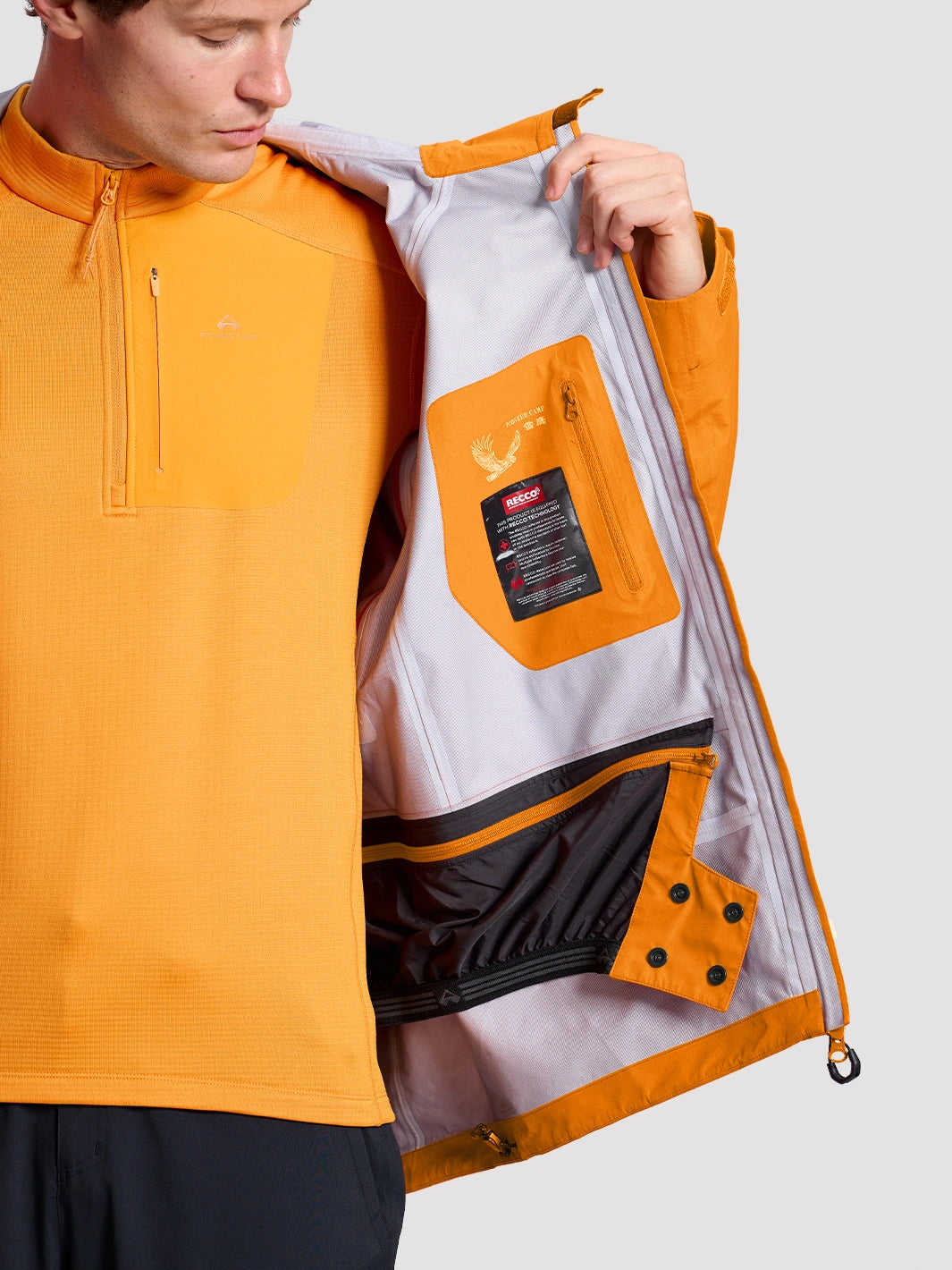 Storm Ego Skiing eVent® 3L Hardshell Jacket with RECCO® & Powder Skirt Unisex PIONEER CAMP