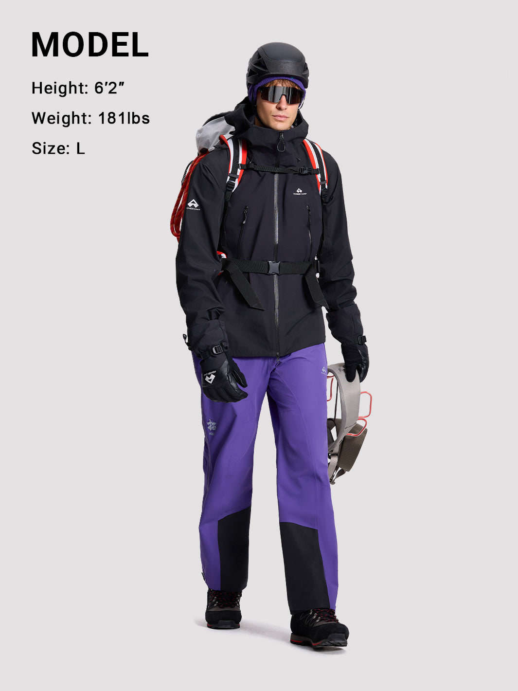 Men's eVent® 3-Layer Waterproof Hardshell Pants with Full Side Zippers PIONEER CAMP