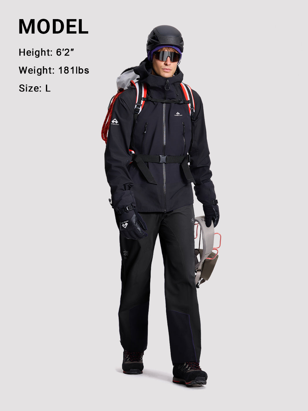 Men's eVent® 3-Layer Waterproof Hardshell Pants with Full Side Zippers PIONEER CAMP