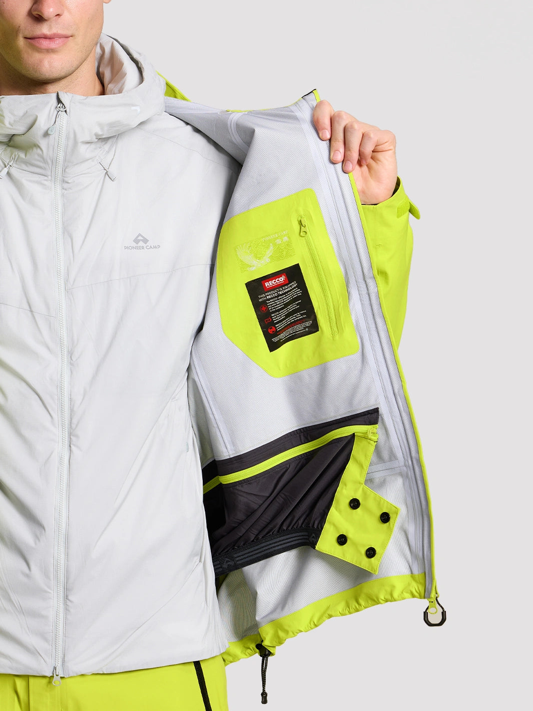 Storm Ego Skiing eVent® 3L Hardshell Jacket with RECCO® & Powder Skirt Unisex PIONEER CAMP