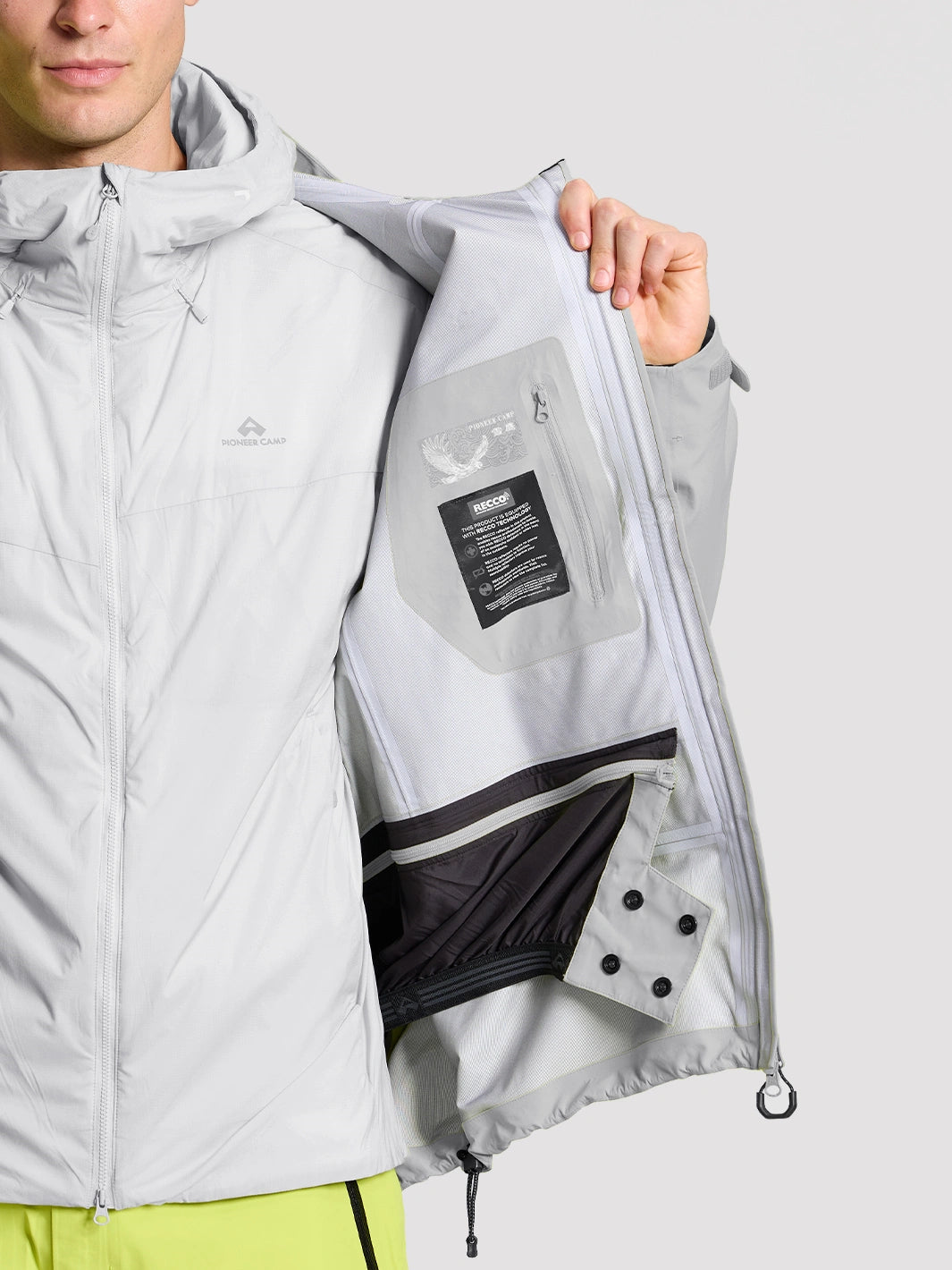 Storm Ego Skiing eVent® 3L Hardshell Jacket with RECCO® & Powder Skirt Unisex PIONEER CAMP