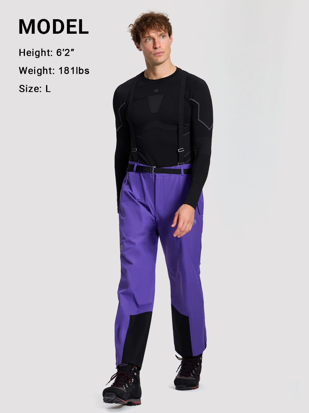 Men's eVent® 3-Layer Waterproof Hardshell Pants with Full Side Zippers PIONEER CAMP