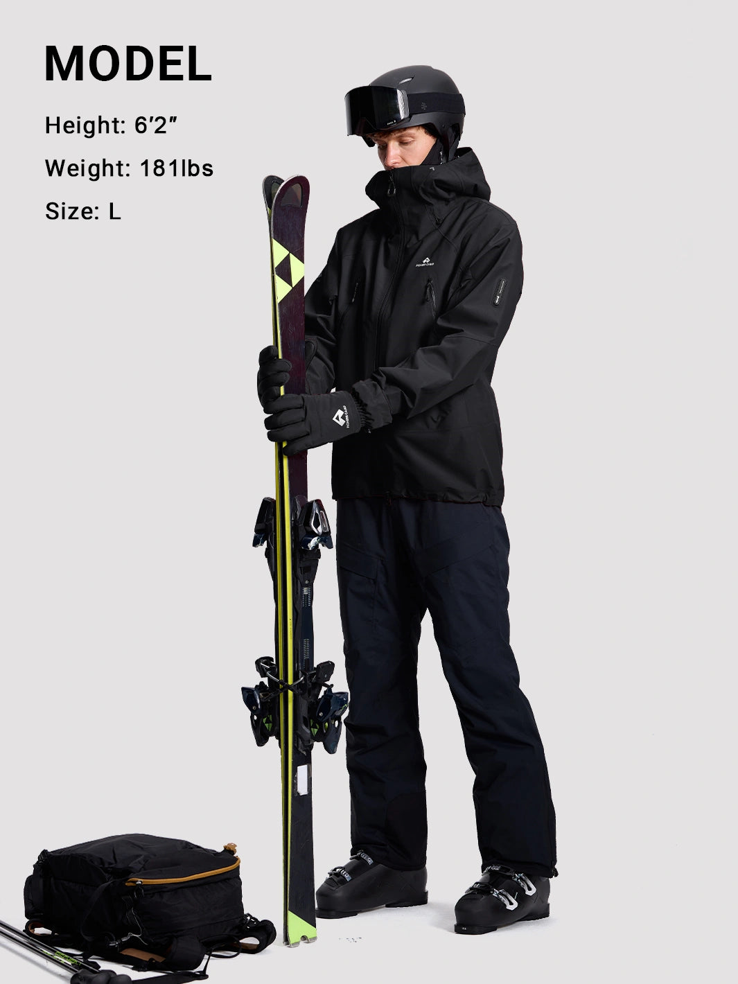 Storm Ego Skiing eVent® 3L Hardshell Jacket with RECCO® & Powder Skirt Unisex PIONEER CAMP