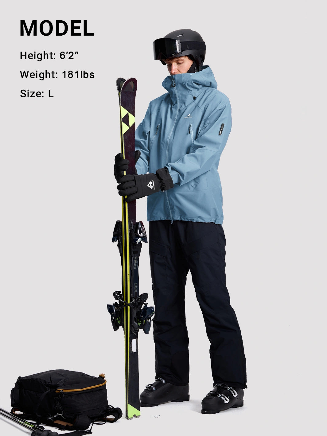 Storm Ego Skiing eVent® 3L Hardshell Jacket with RECCO® & Powder Skirt Unisex PIONEER CAMP