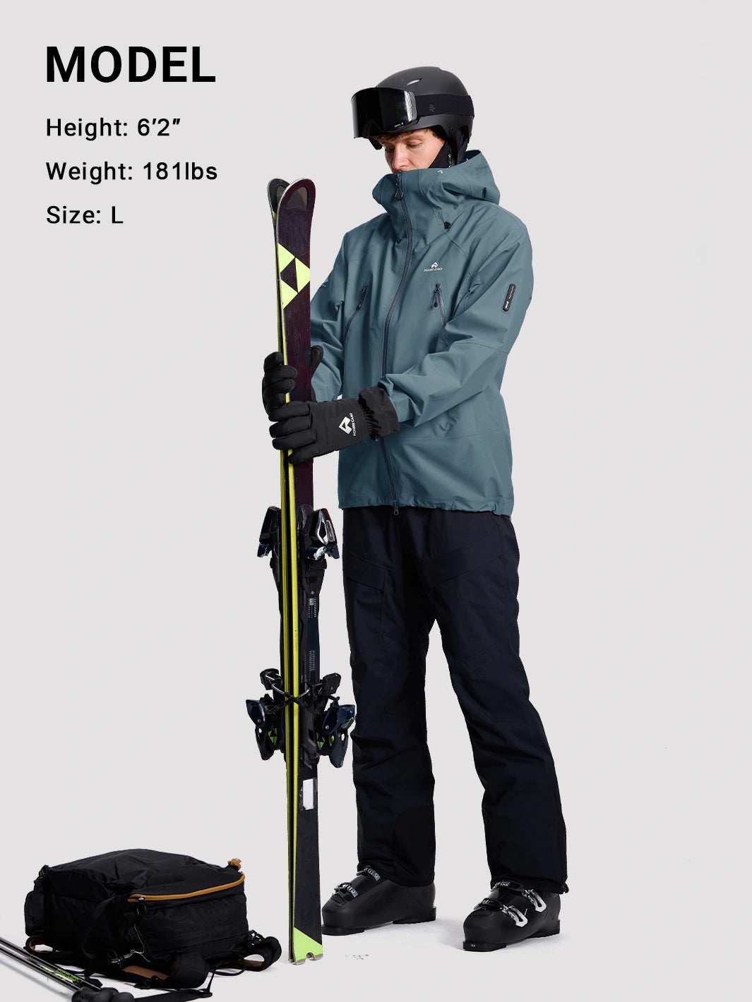 Storm Ego Skiing eVent® 3L Hardshell Jacket with RECCO® & Powder Skirt Unisex PIONEER CAMP