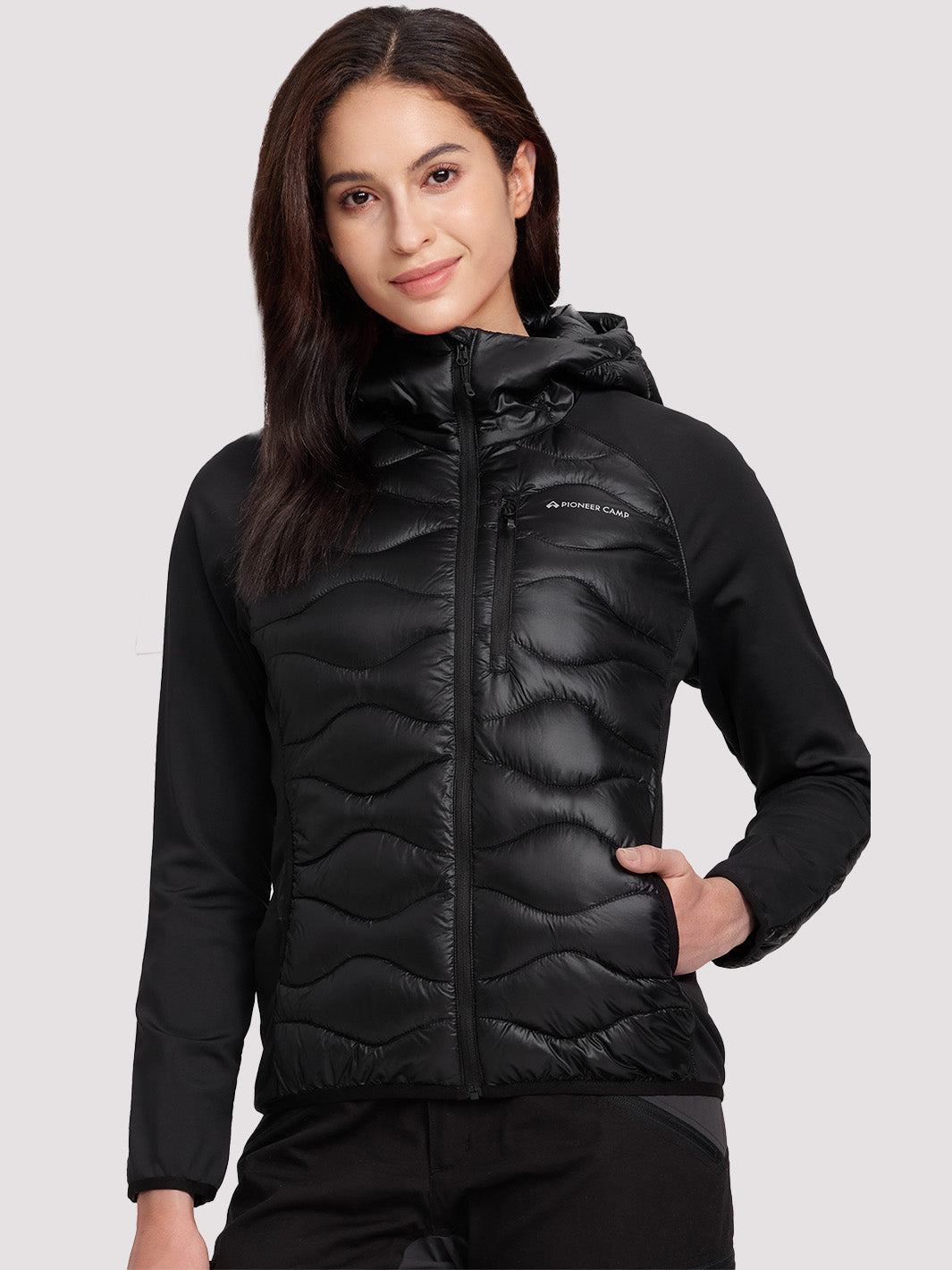 Women's Lightweight Hybrid Insulated Jacket PIONEER CAMP