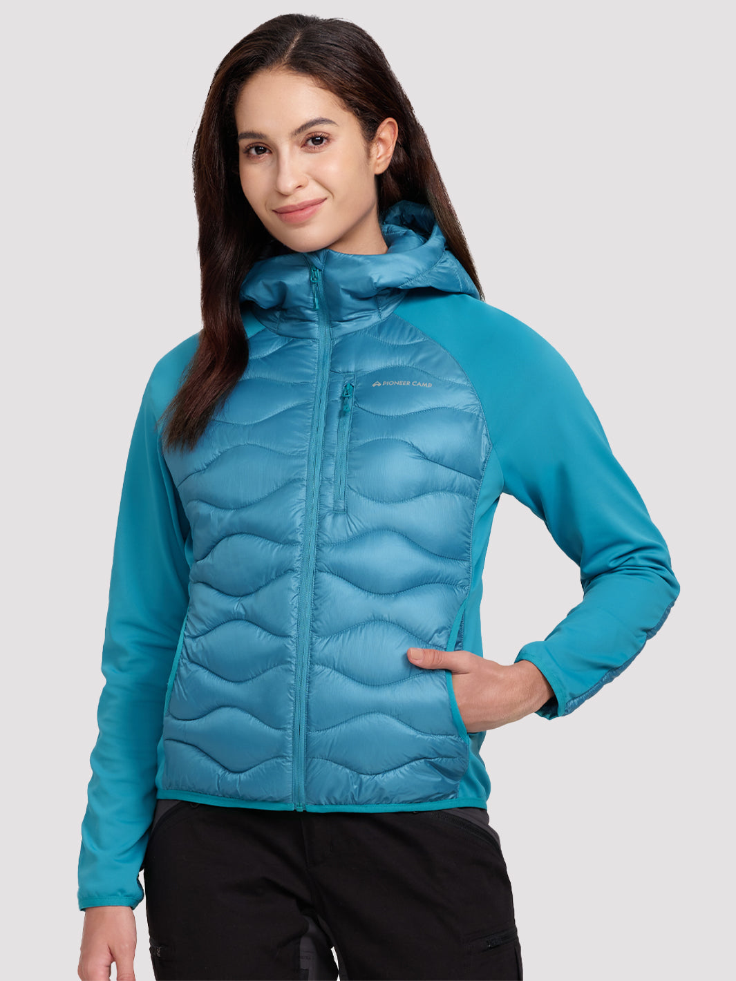 Women's Lightweight Hybrid Insulated Jacket PIONEER CAMP