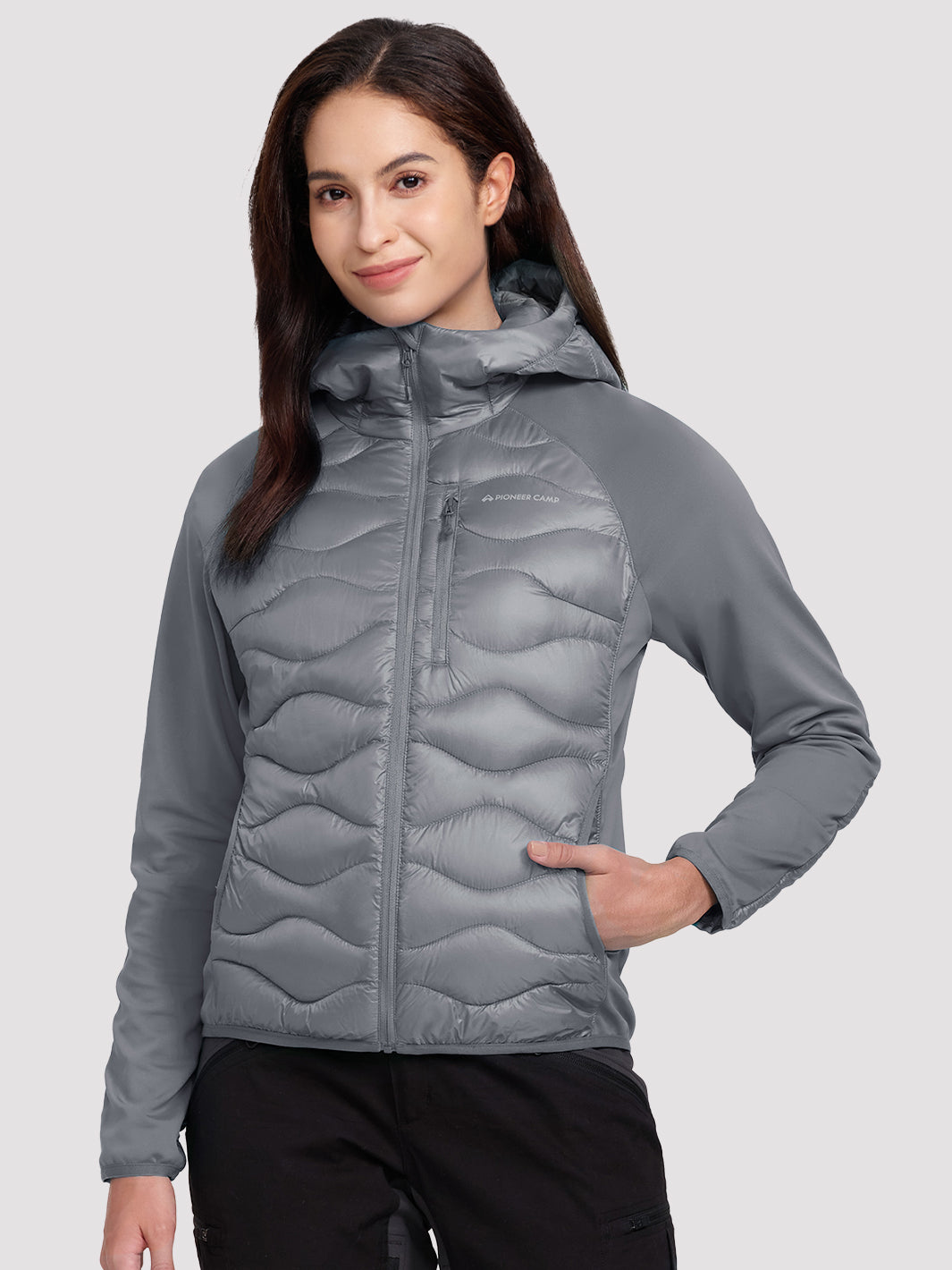 Women's Lightweight Hybrid Insulated Jacket PIONEER CAMP