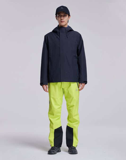 Pioneer Camp Men's Waterproof Ski Pants – Windproof, Lightweight, Full-Zip Design