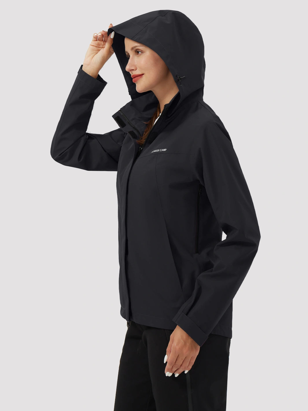 Veste de pluie imperméable et pliable pour femmes