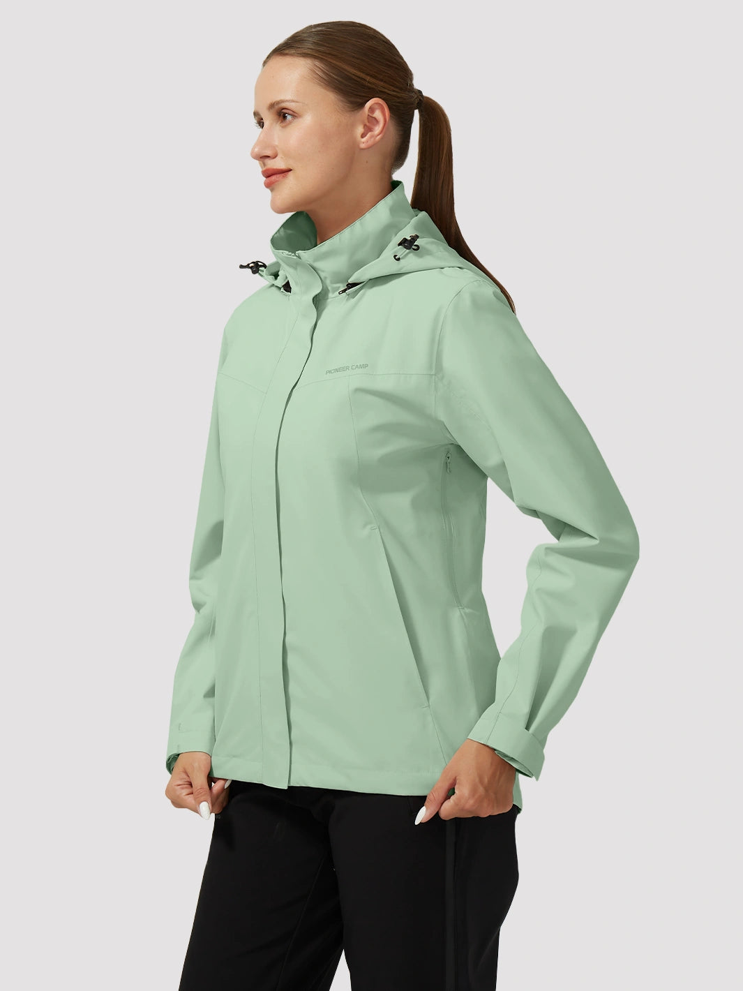 Veste de pluie imperméable et pliable pour femmes