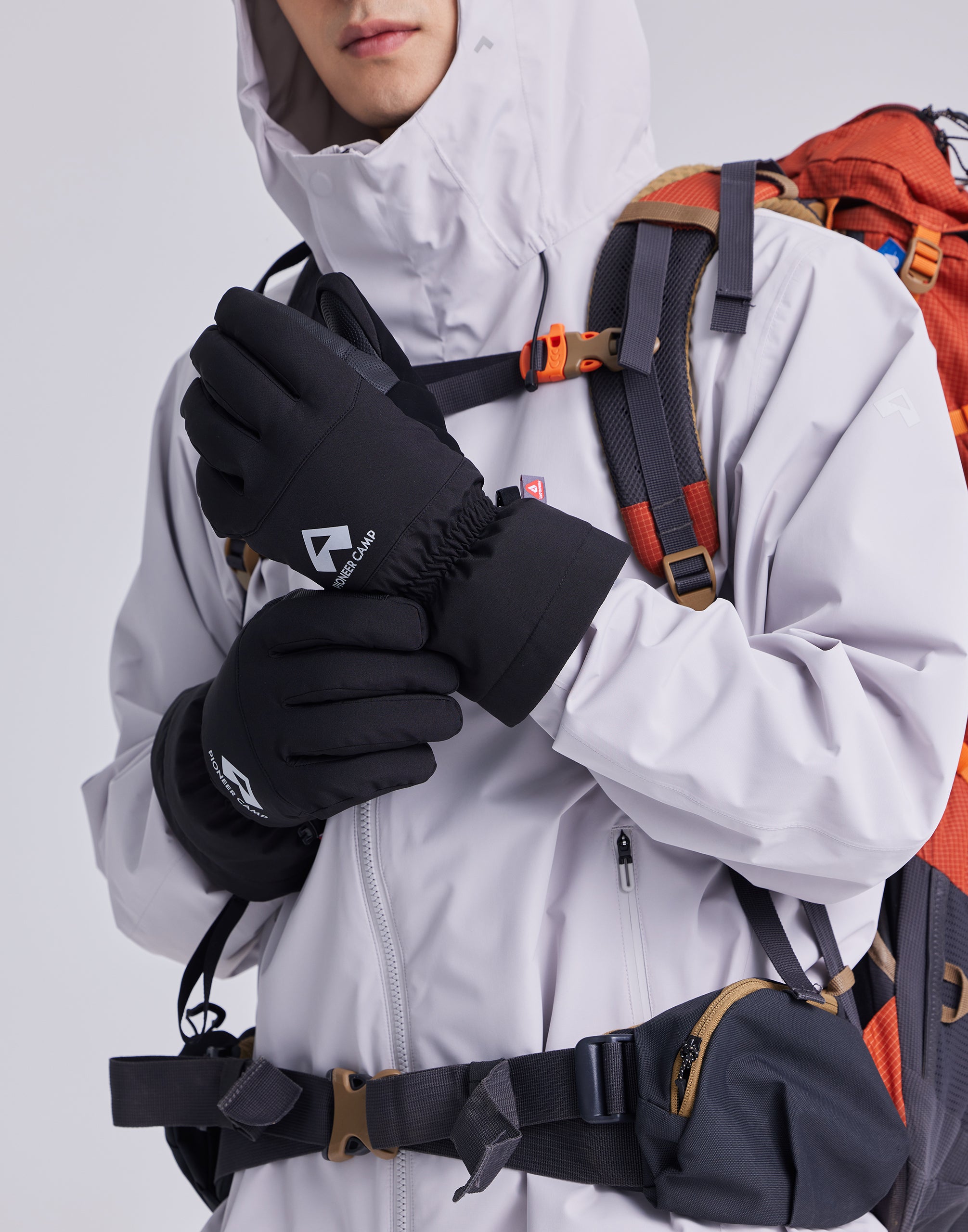 Pioneer Camp Men's Primaloft Gold Waterproof Insulated Gloves