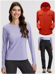 Women's Raining Hiking Bundle PIONEER CAMP