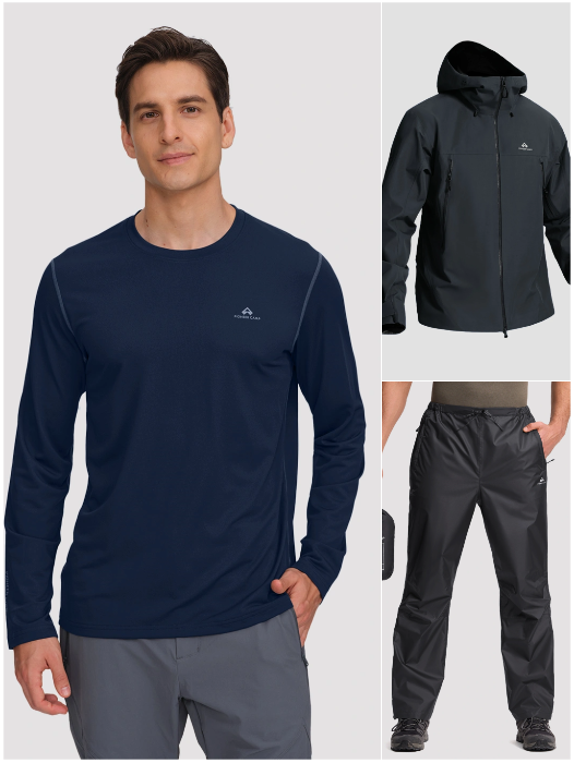 Men's Raining Hiking Bundle PIONEER CAMP