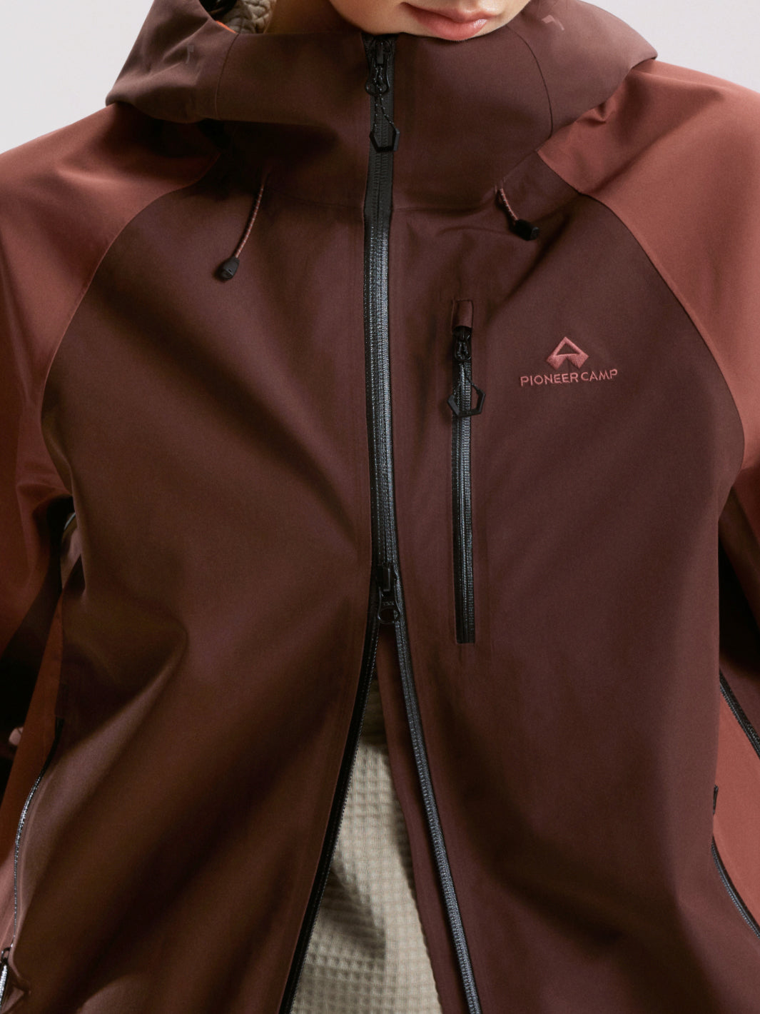 Women's Ventilated Hiking Shell Jacket PIONEER CAMP
