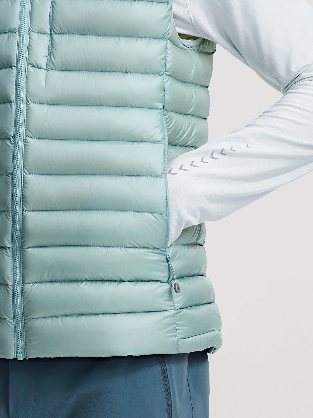 Men's Lightweight 850 Fill Power Goose Down Vest PIONEER CAMP