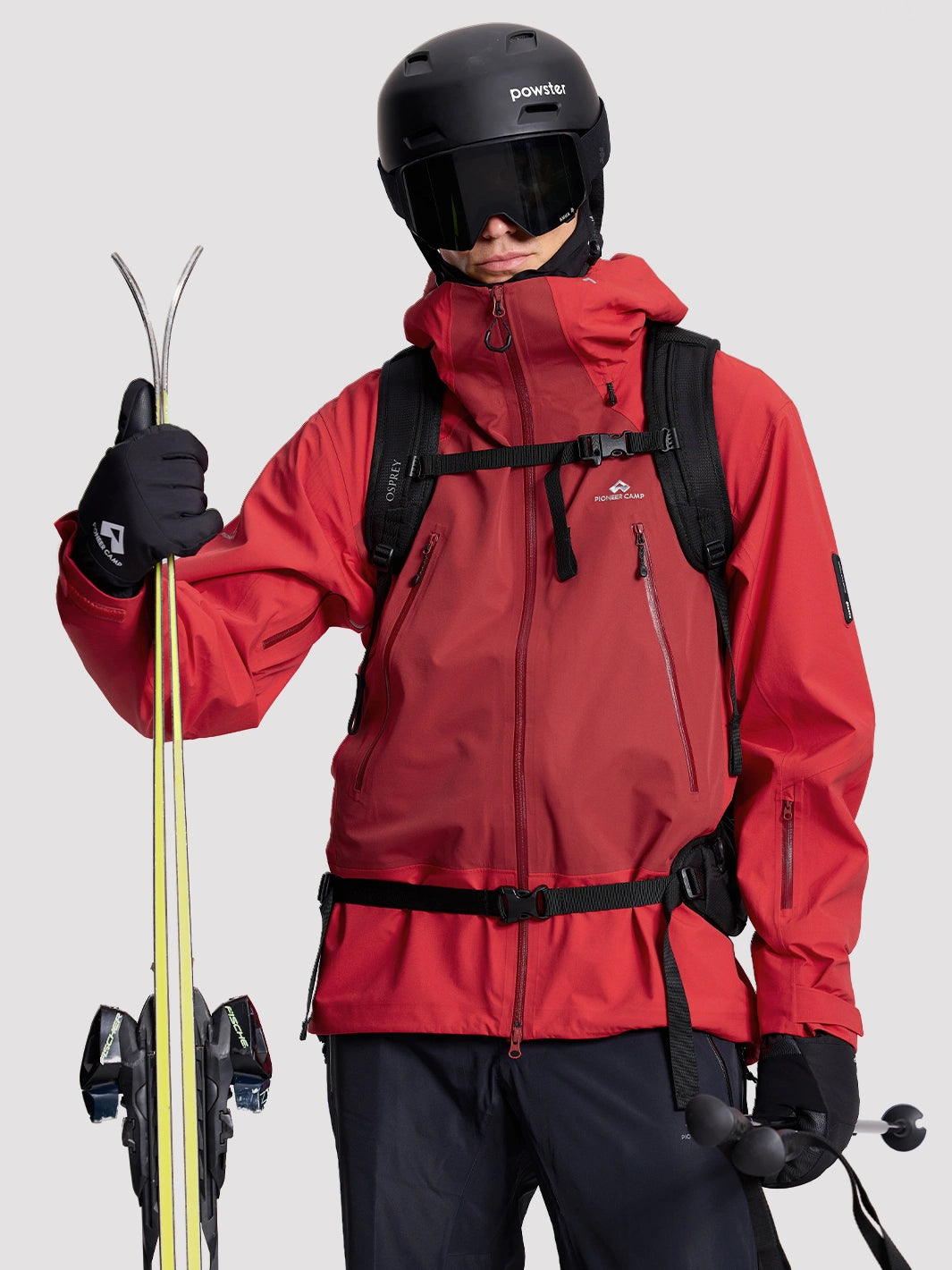 Storm Ego Skiing eVent® 3L Hardshell Jacket with RECCO® & Powder Skirt Unisex PIONEER CAMP