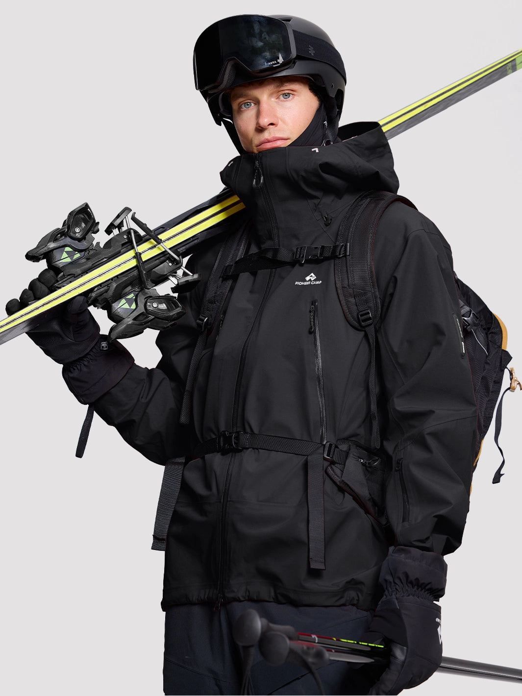 Storm Ego Skiing eVent® 3L Hardshell Jacket with RECCO® & Powder Skirt Unisex PIONEER CAMP