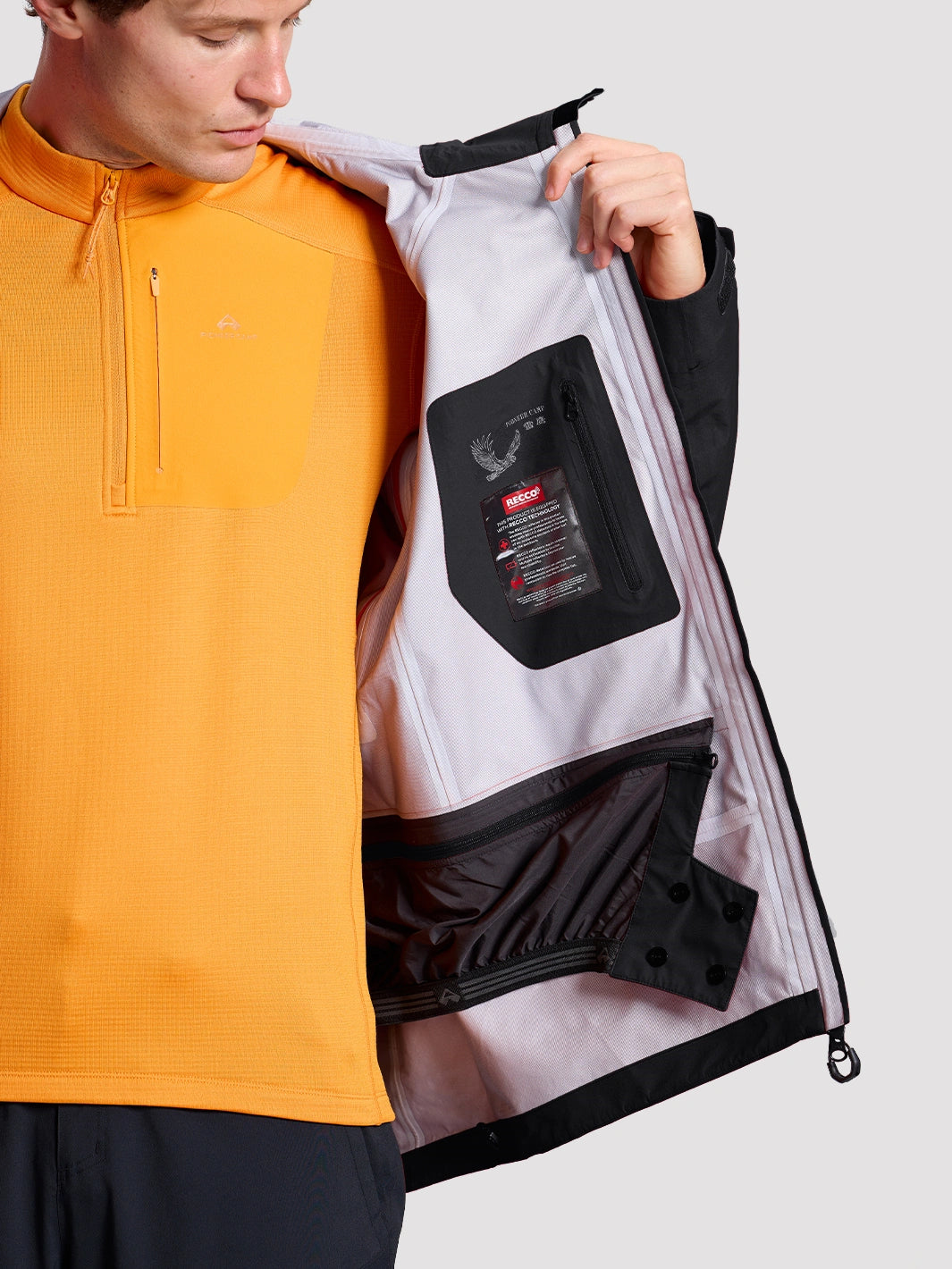 Storm Ego Skiing eVent® 3L Hardshell Jacket with RECCO® & Powder Skirt Unisex PIONEER CAMP