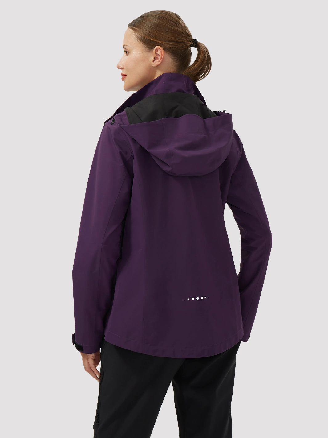 Veste de pluie imperméable et pliable pour femmes
