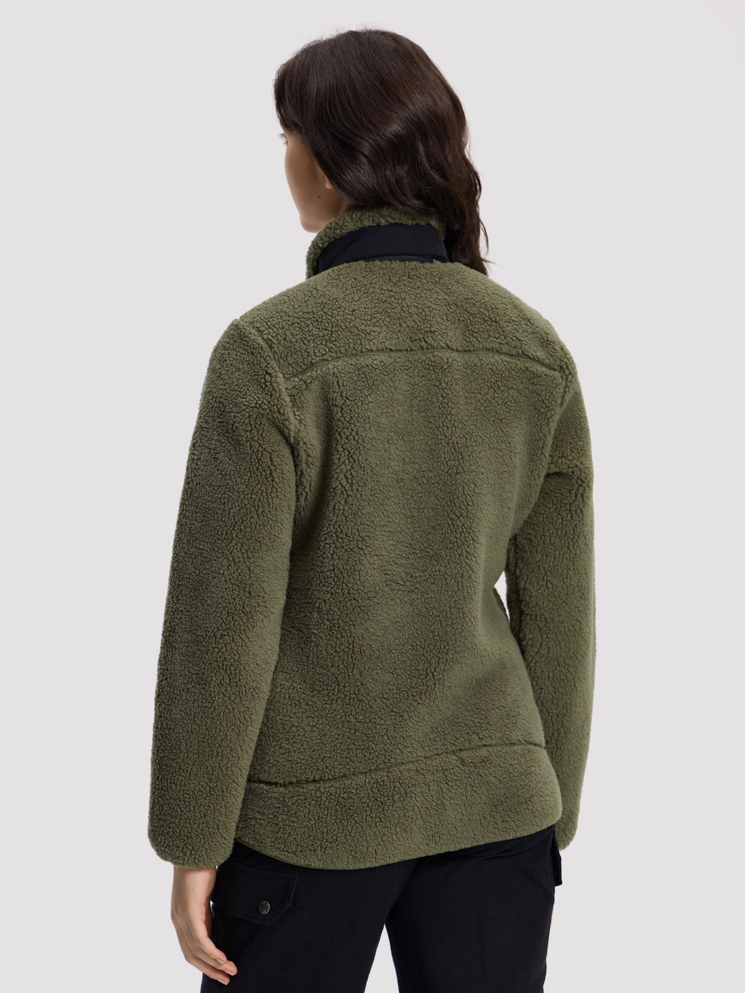 Women's Cozy Sherpa Fleece Jacket PIONEER CAMP