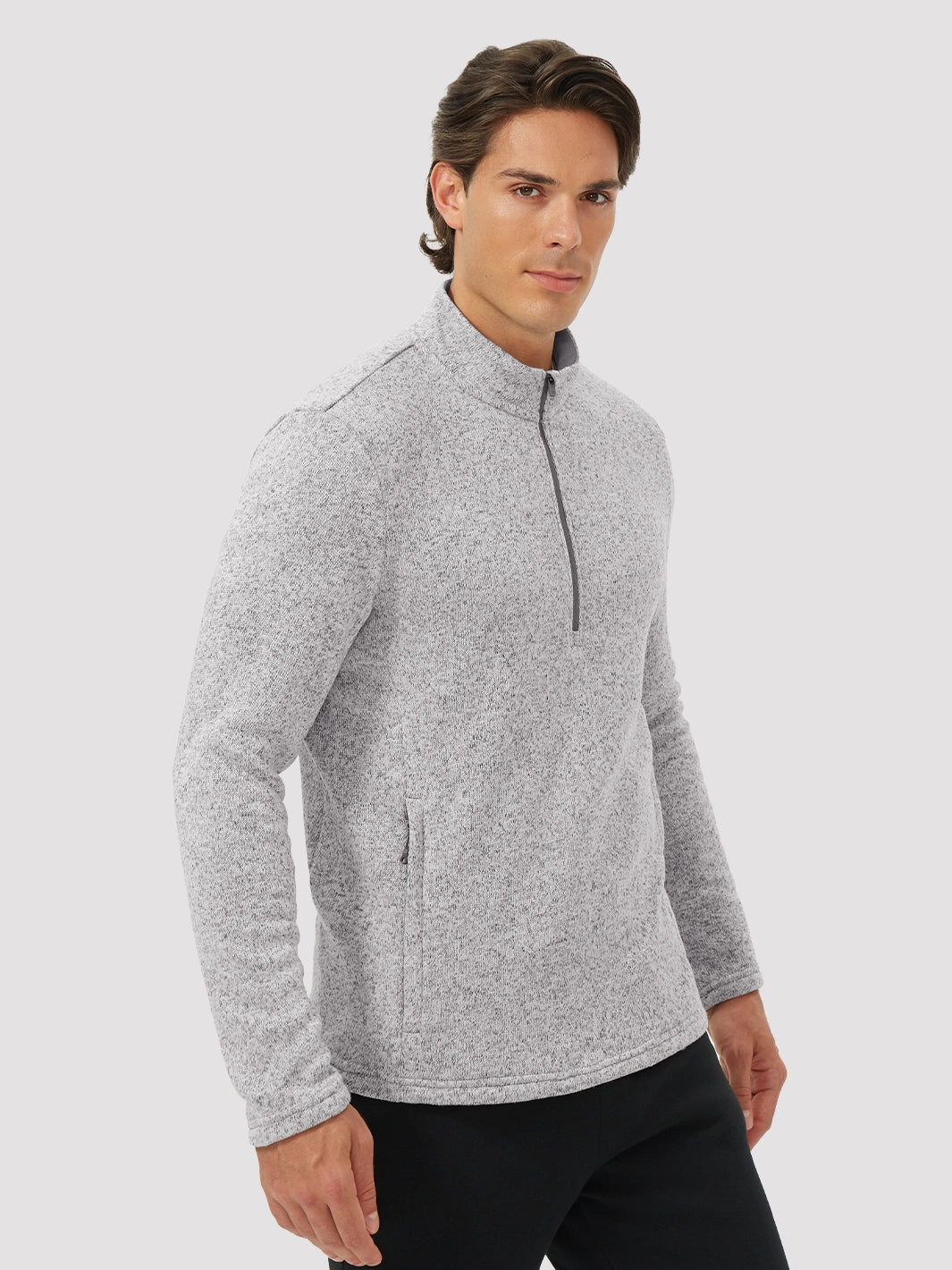 Men's Anti-Static Quarter-Zip Fleece Pullover