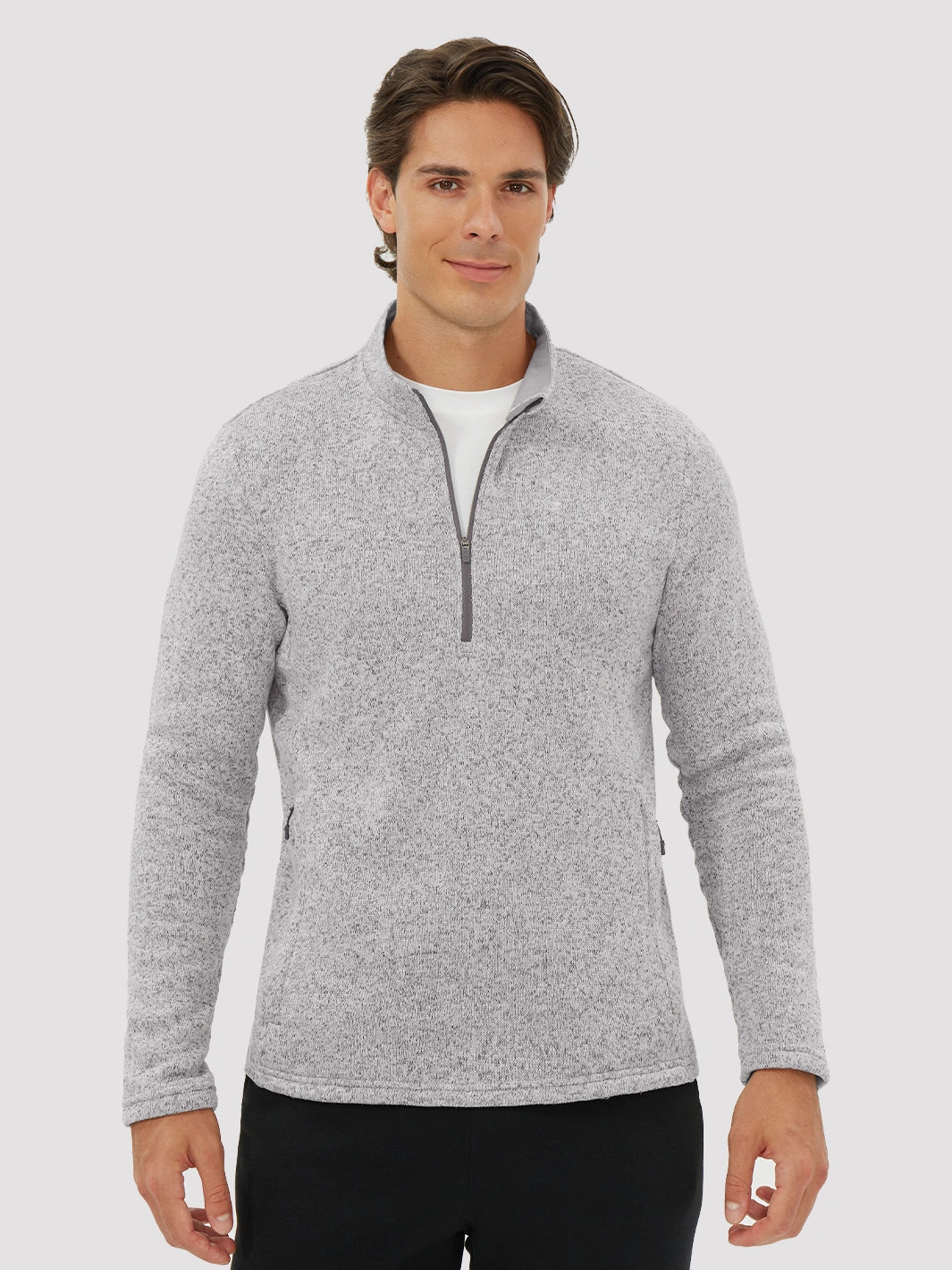 Men's Anti-Static Quarter-Zip Fleece Pullover