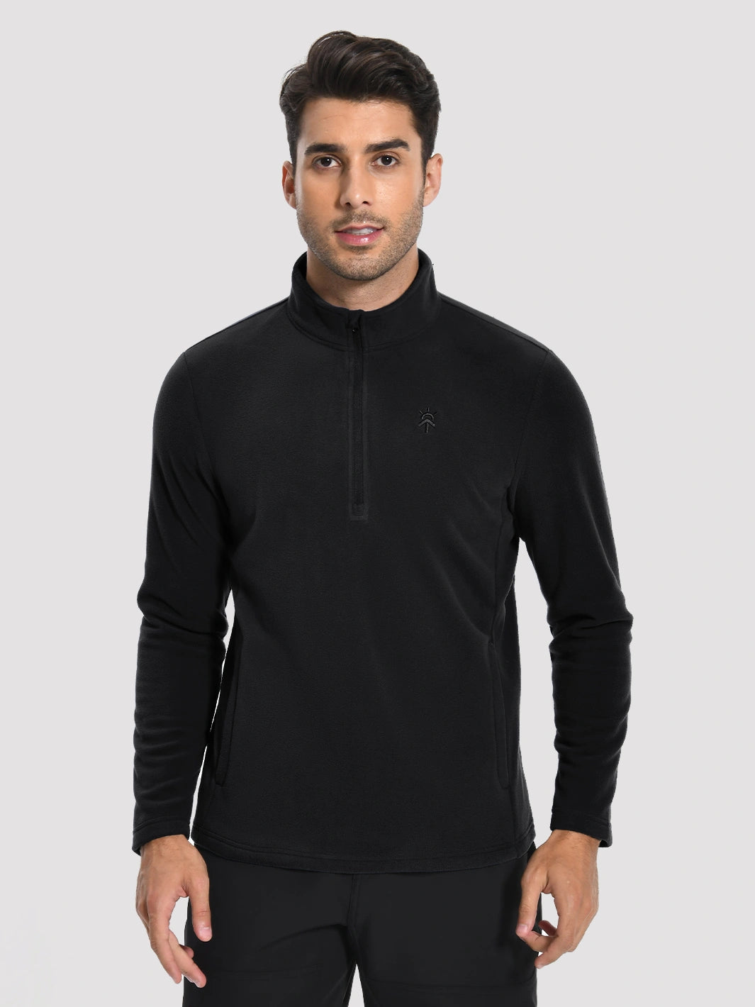 Men's Anti-Static Quarter-Zip Fleece Pullover