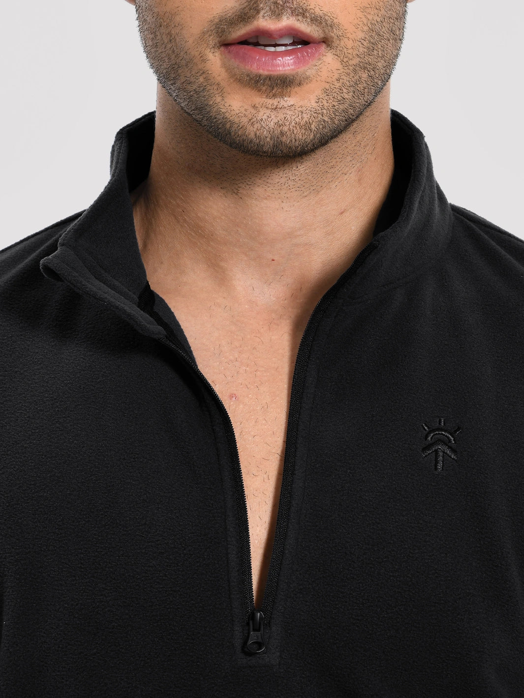 Men's Anti-Static Quarter-Zip Fleece Pullover