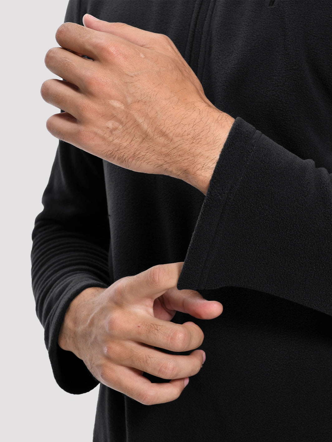 Men's Anti-Static Quarter-Zip Fleece Pullover