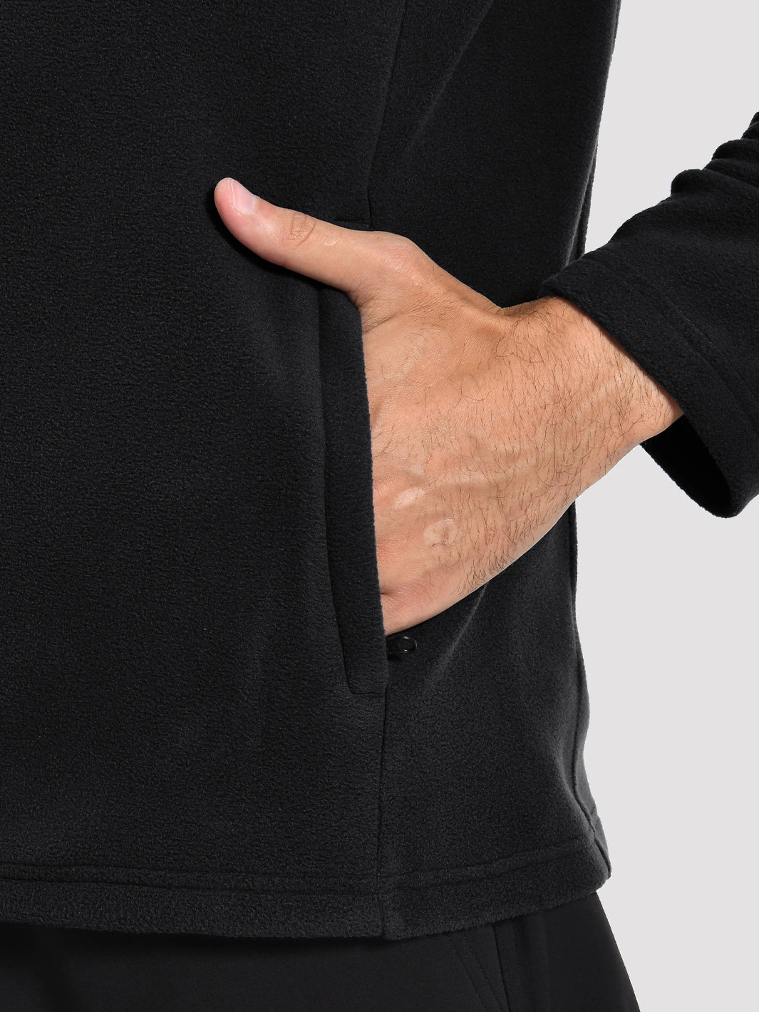 Men's Anti-Static Quarter-Zip Fleece Pullover