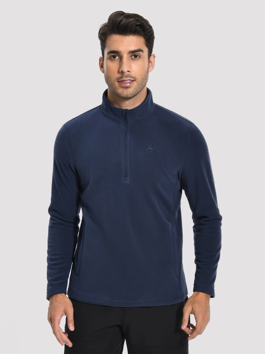 Men's Anti-Static Quarter-Zip Fleece Pullover