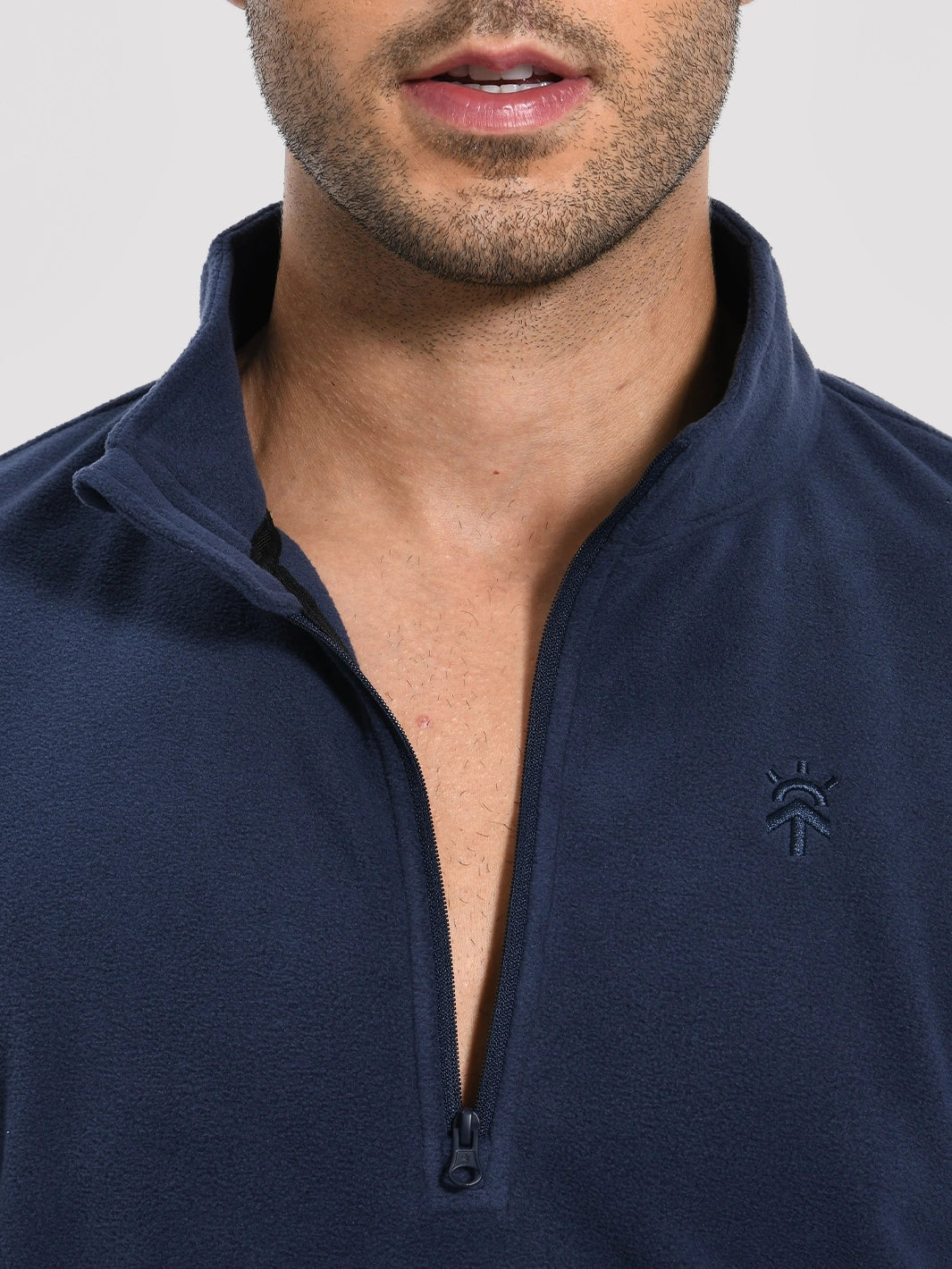 Men's Anti-Static Quarter-Zip Fleece Pullover