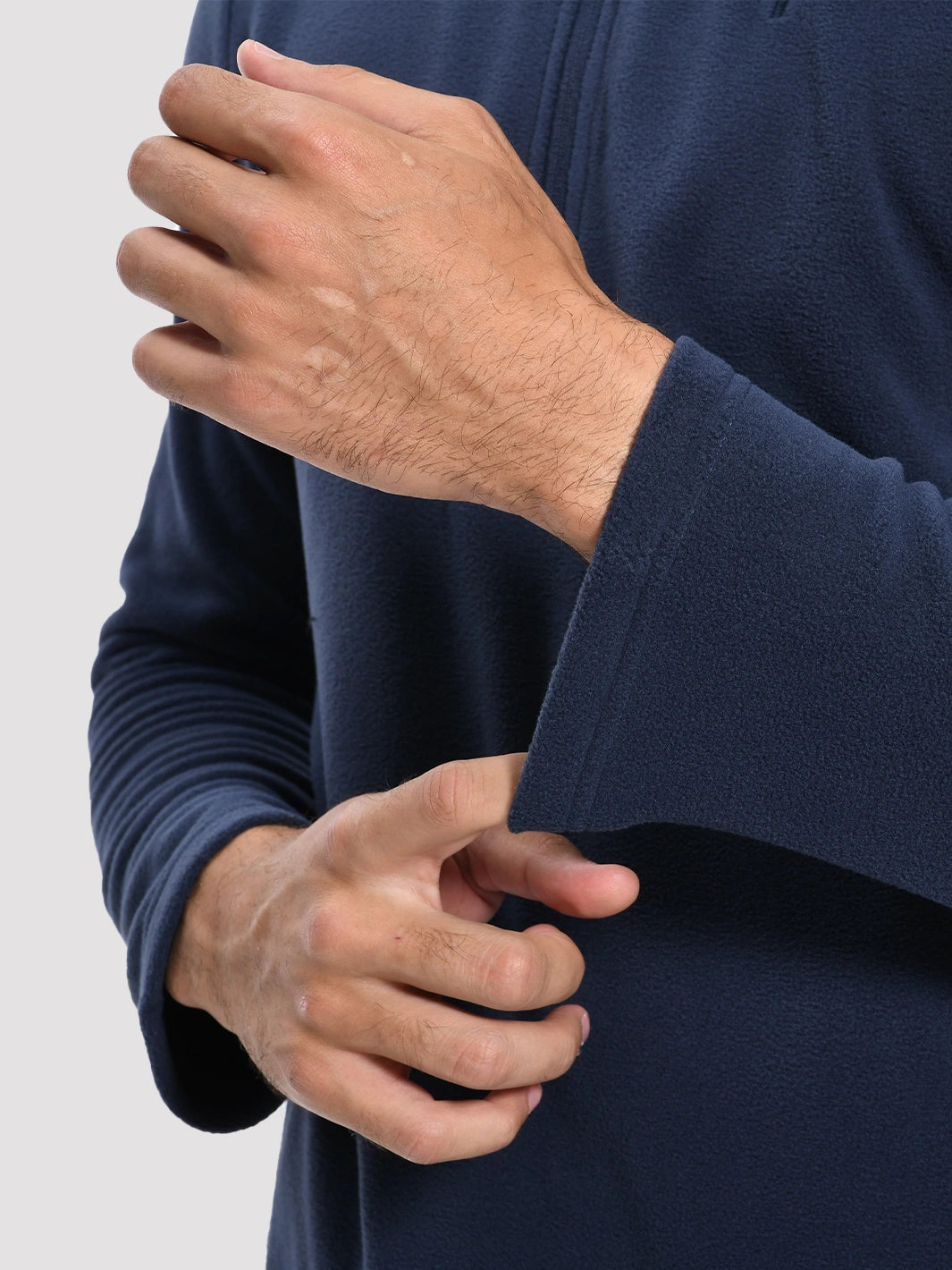 Men's Anti-Static Quarter-Zip Fleece Pullover