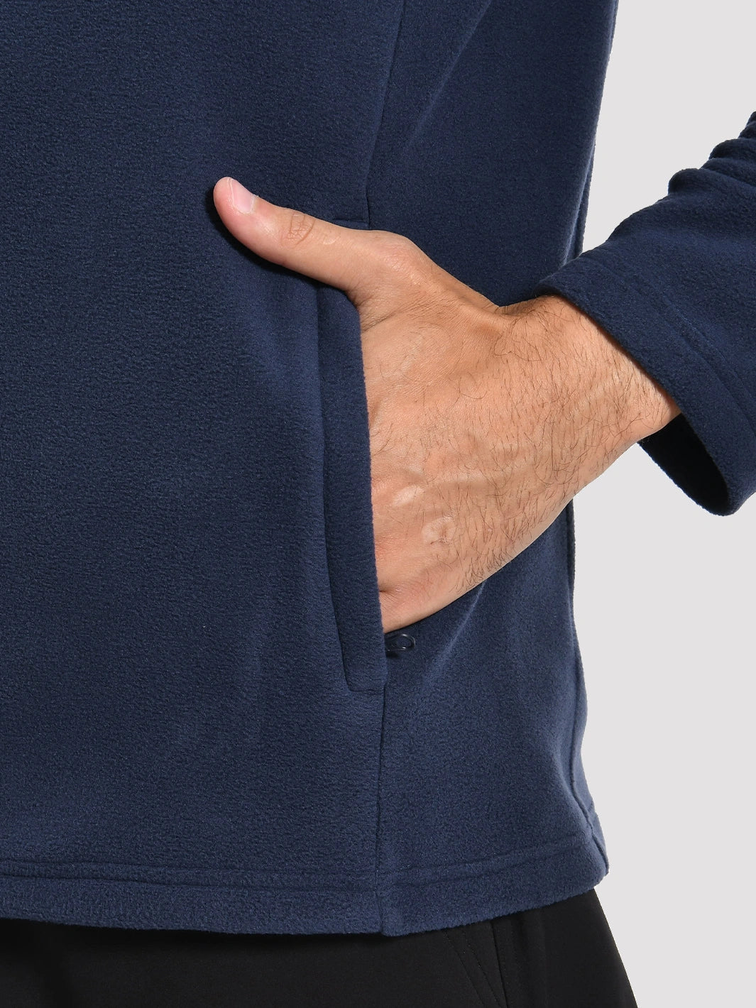 Men's Anti-Static Quarter-Zip Fleece Pullover