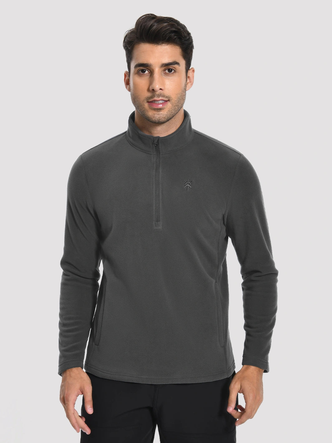 Men's Anti-Static Quarter-Zip Fleece Pullover