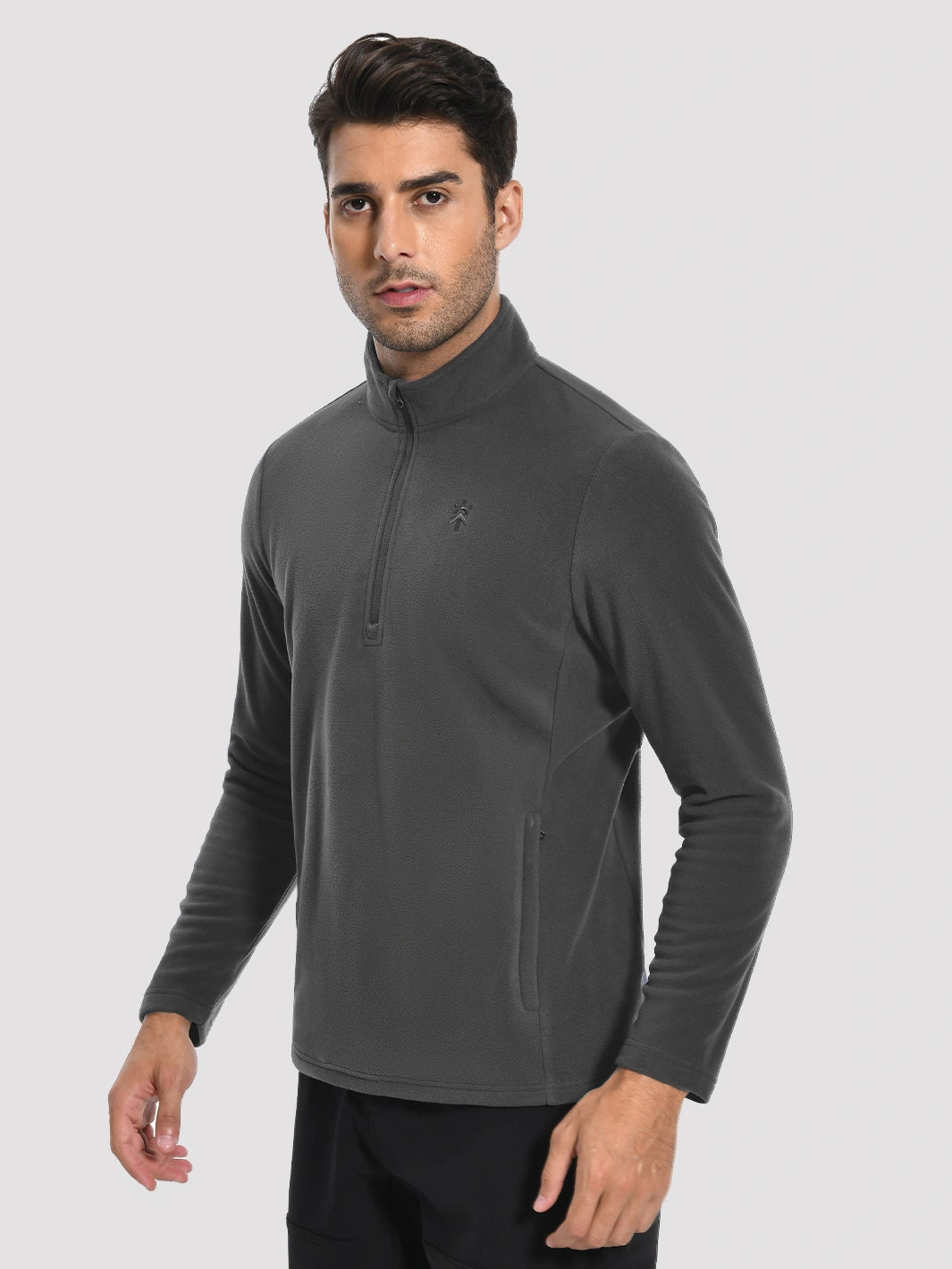 Men's Anti-Static Quarter-Zip Fleece Pullover